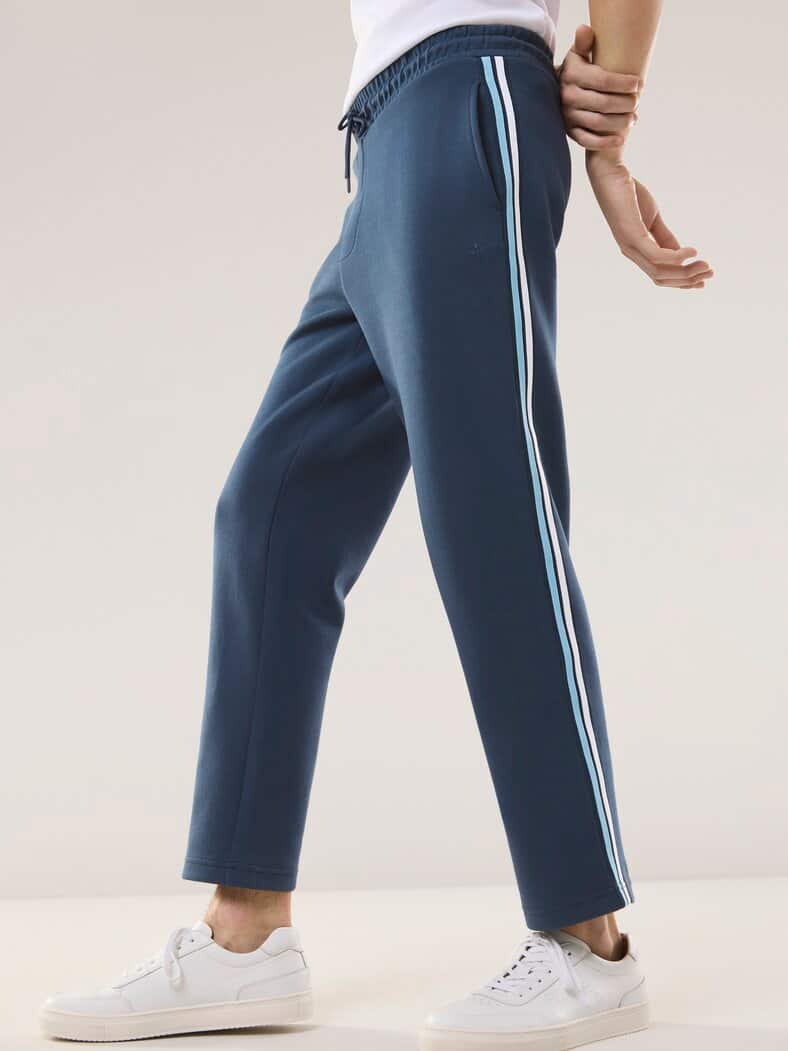 Jersey Hose Galonstreifen Marine