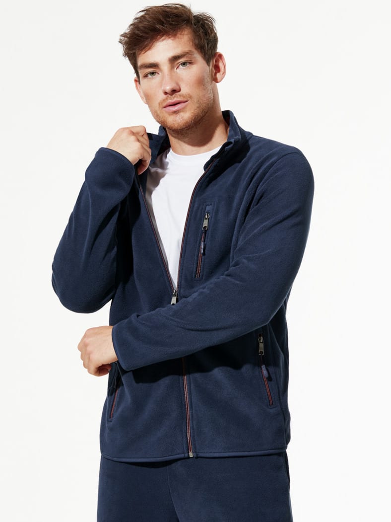 Relax- Fleecejacke Marine