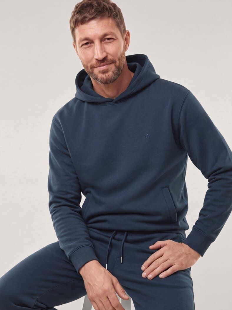 Sweatshirt mit Kapuze Marine