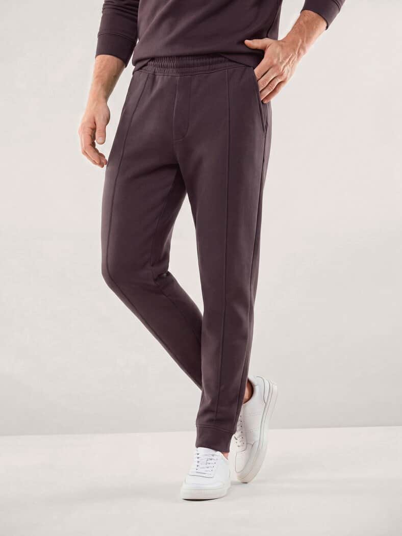 Sweathose mit Baumwolle Bordeaux