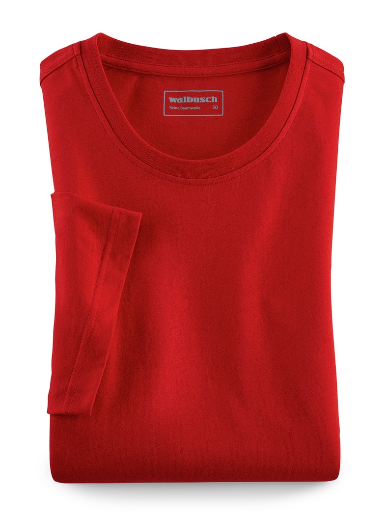 T-Shirt Rundhalsausschnitt Rot