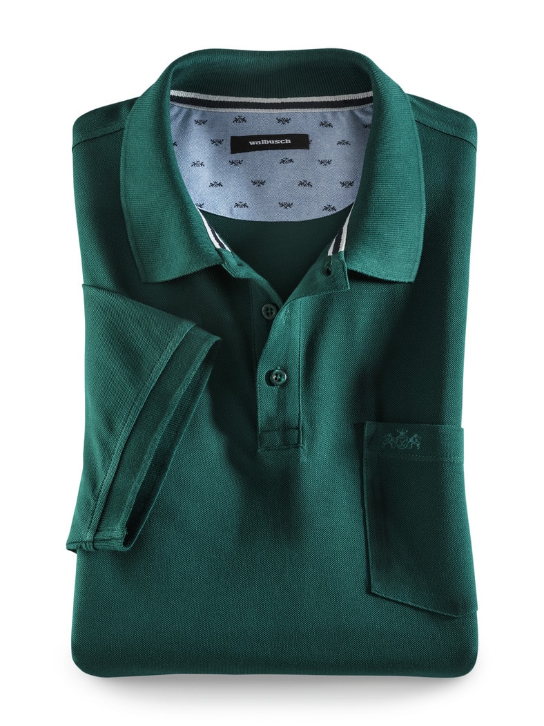 Pique-Polo Pima Cotton Dunkelgrün