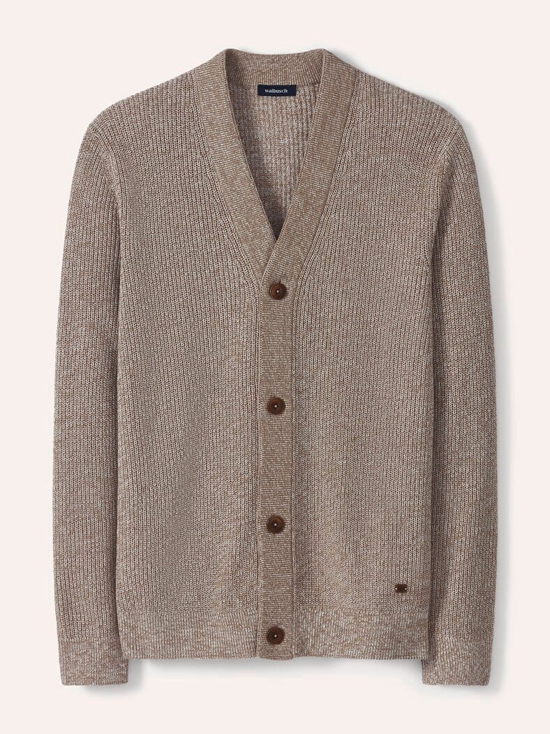 Mouline Cardigan Sand/Toffee