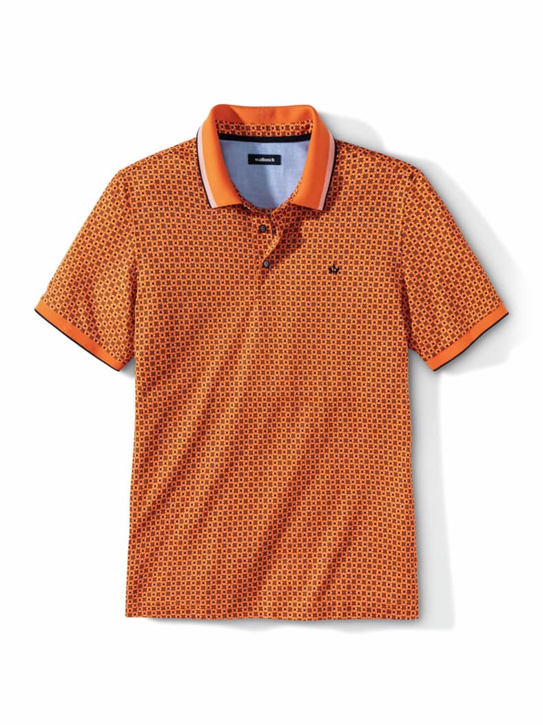 Mosaik-Polo Orange