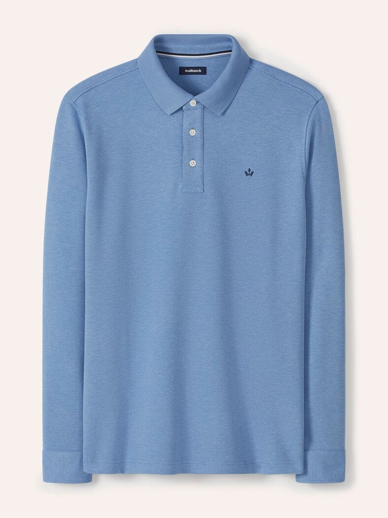 Premium Polo Mittelblau
