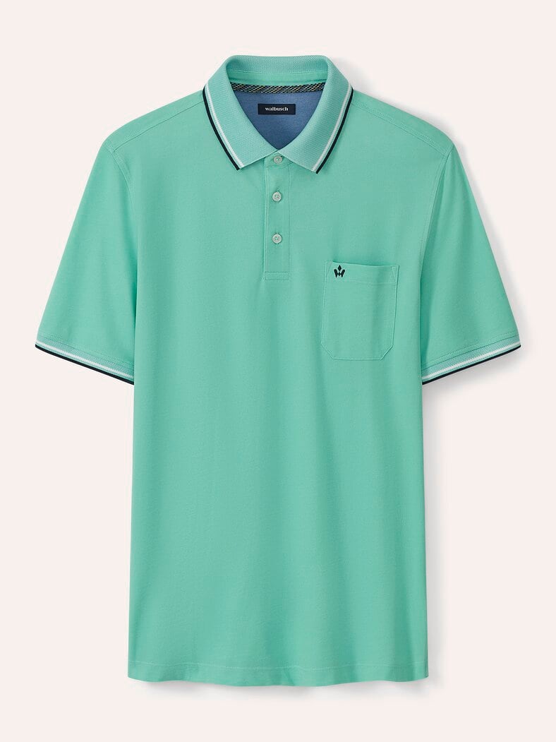 Extraglatt-Polo Bicolor Uni Mint