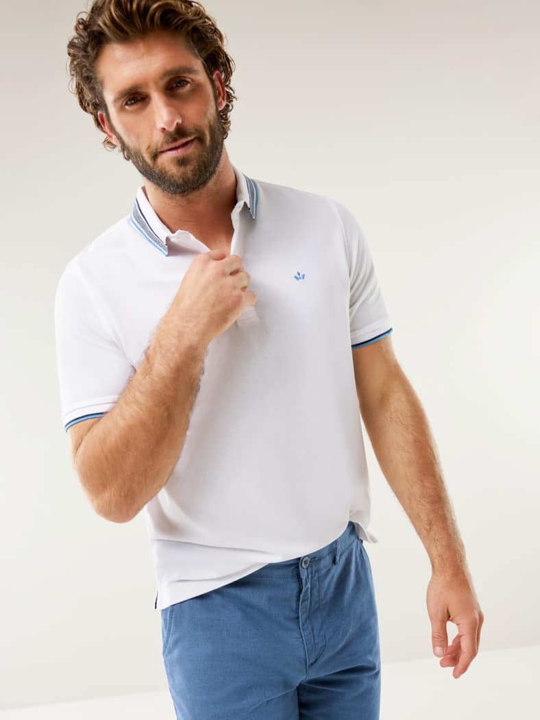 Quick Dry Polo Weiß