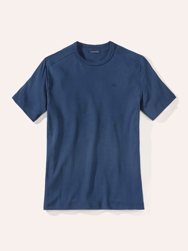 Das zu schade für drunter-Shirt Mittelblau
