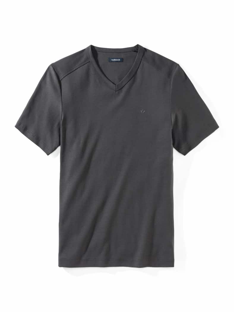 Zu schade für drunter-Shirt V-Neck Grau