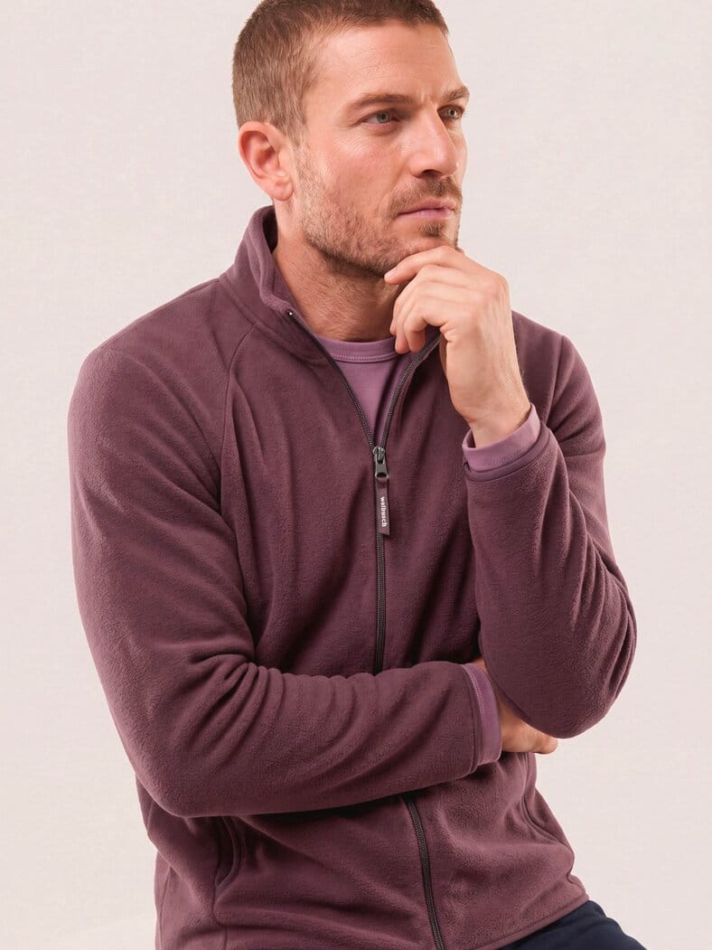 Zippjacke aus Polarfleece Barolo