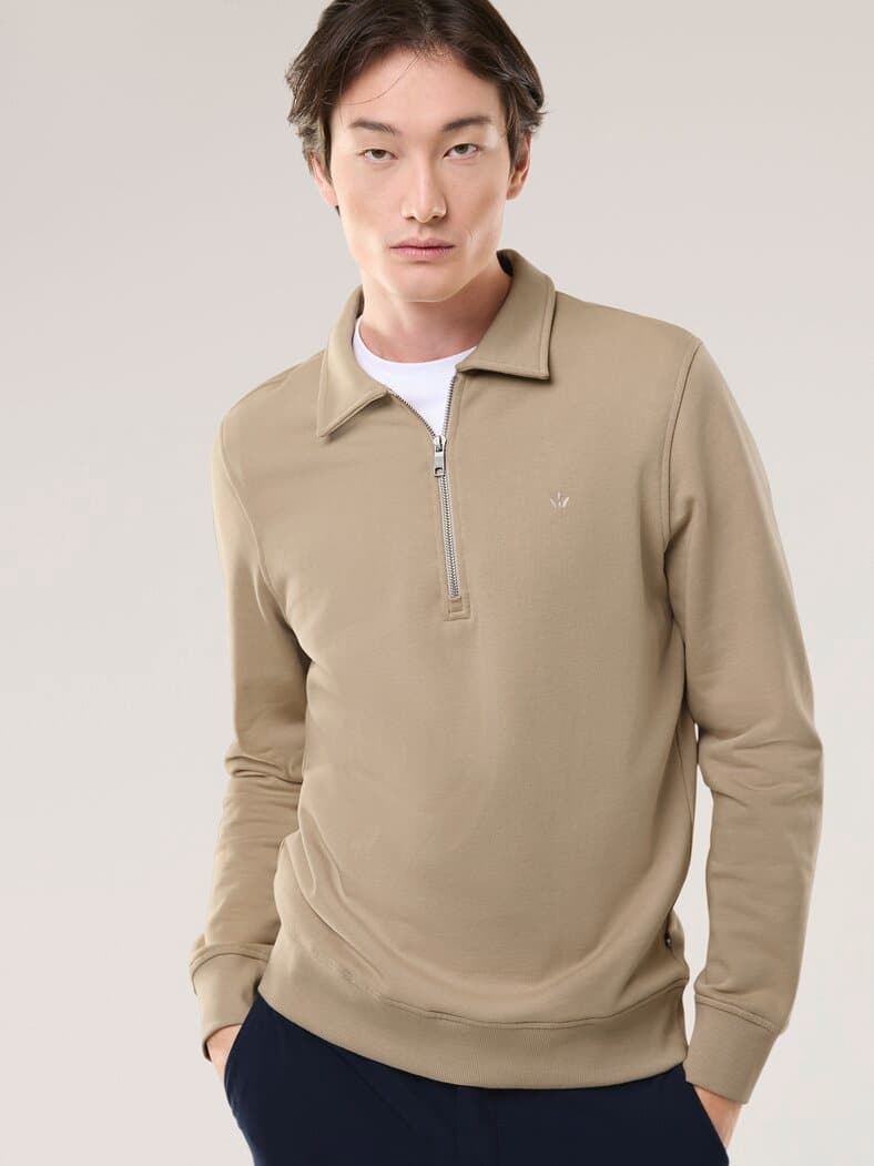 Polo Sweat Sand
