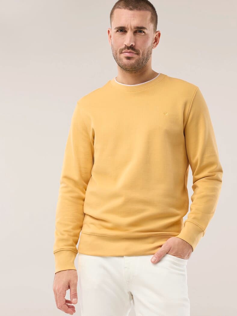 Leicht-Sweatshirt Akaziengelb
