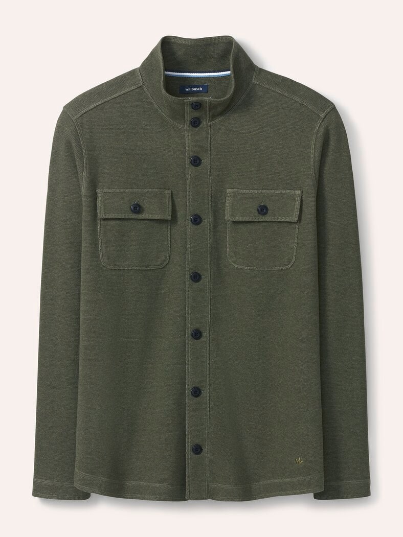 Sweatjacke Khaki Melange