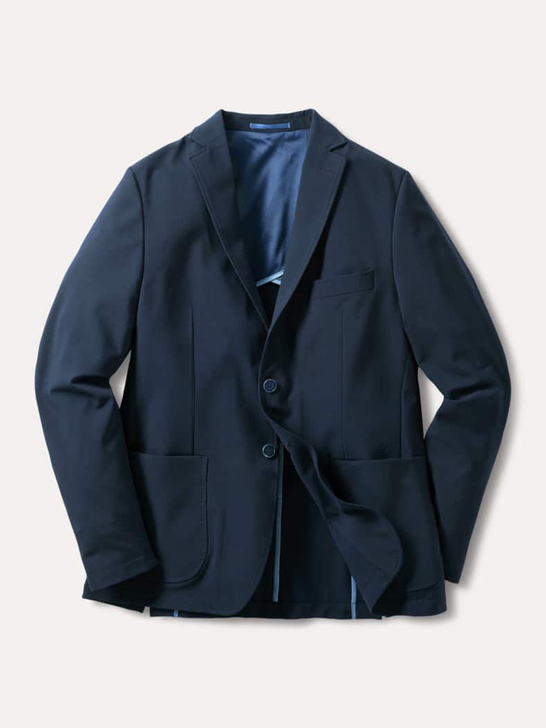 Macht alles mit Sakko Marine