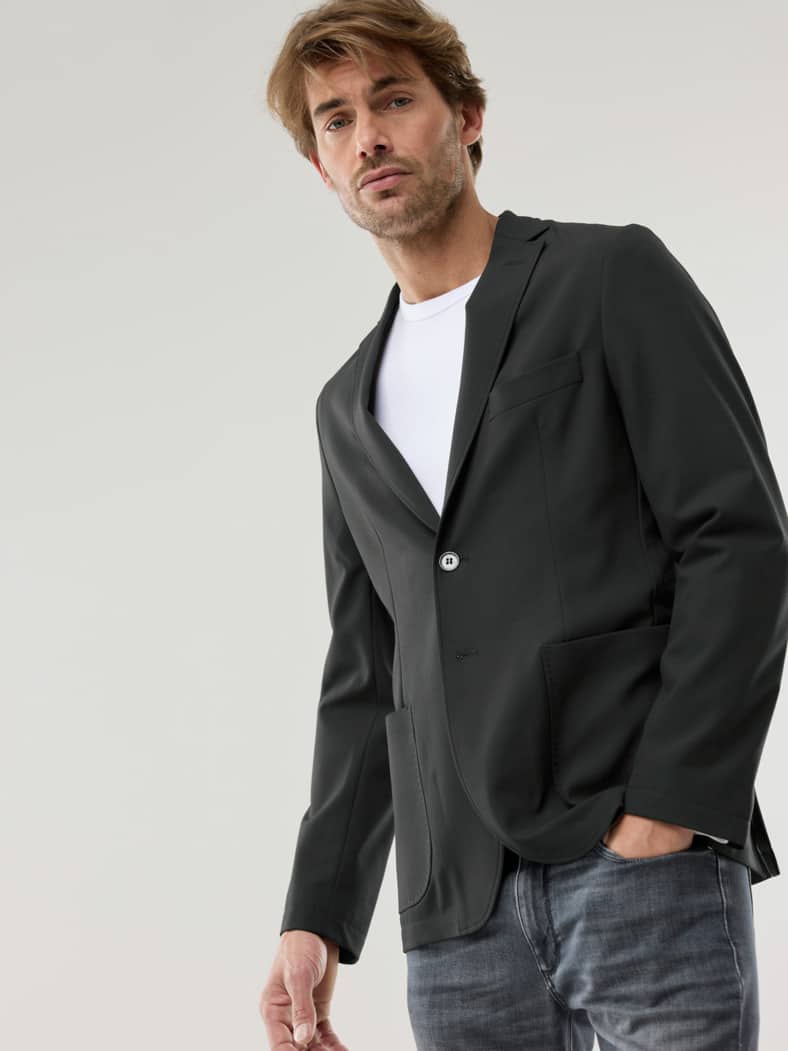 Macht alles mit Sakko Schwarz