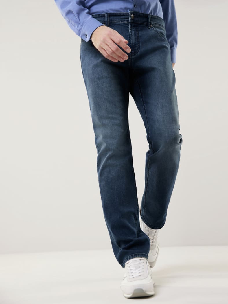 Jeans Sattlerstich Blue