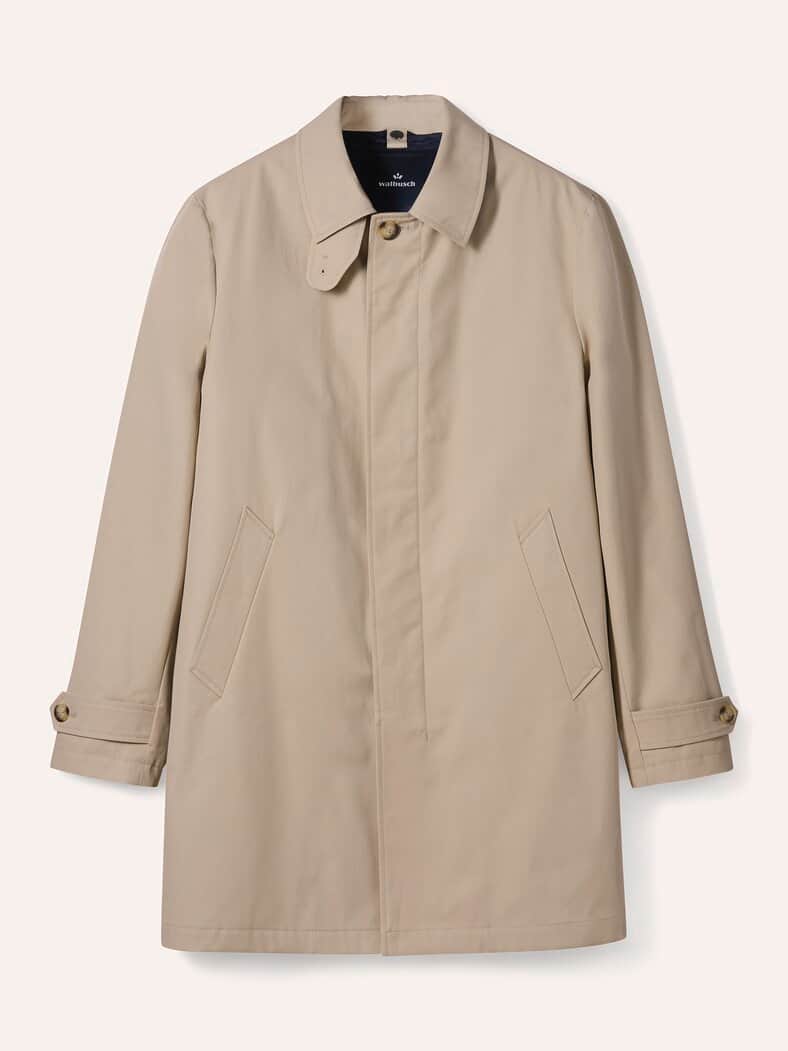 Baumwoll Mantel 2 in 1 Beige