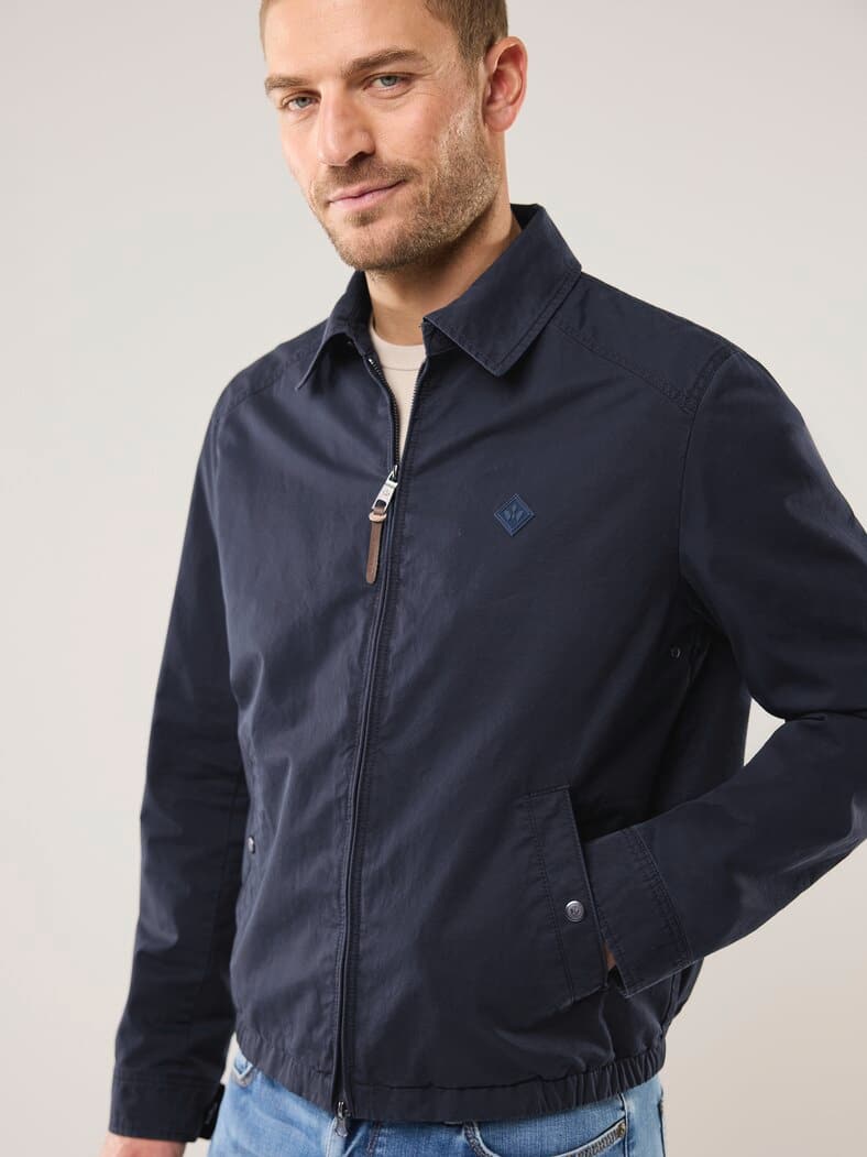 Baumwoll Blouson Marine