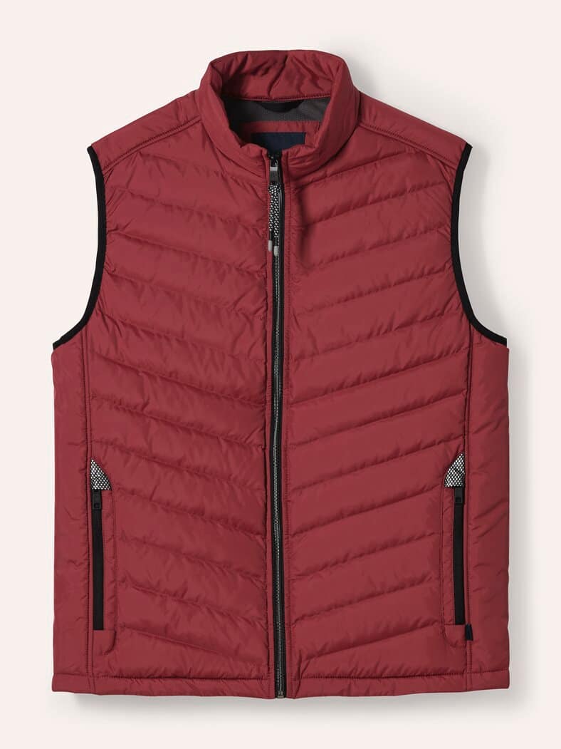 Klima Leichtsteppweste Rot