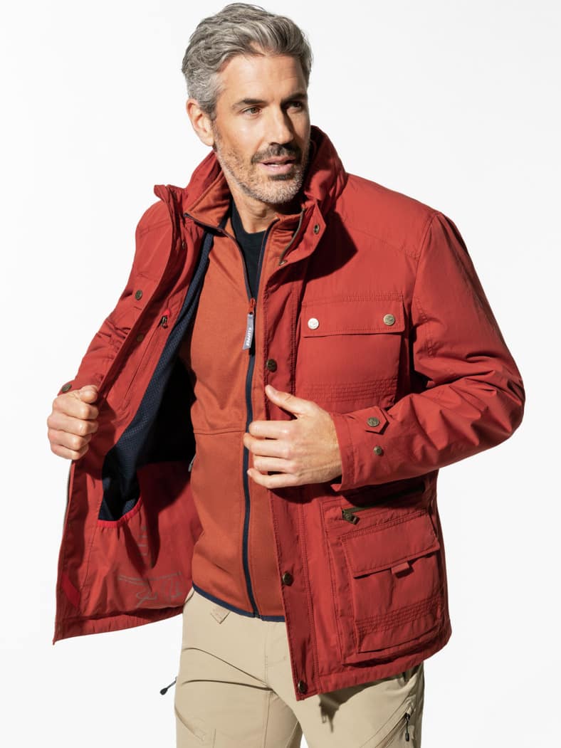 Klepper Aquastop Traveller Jacke2.0 Ziegelrot