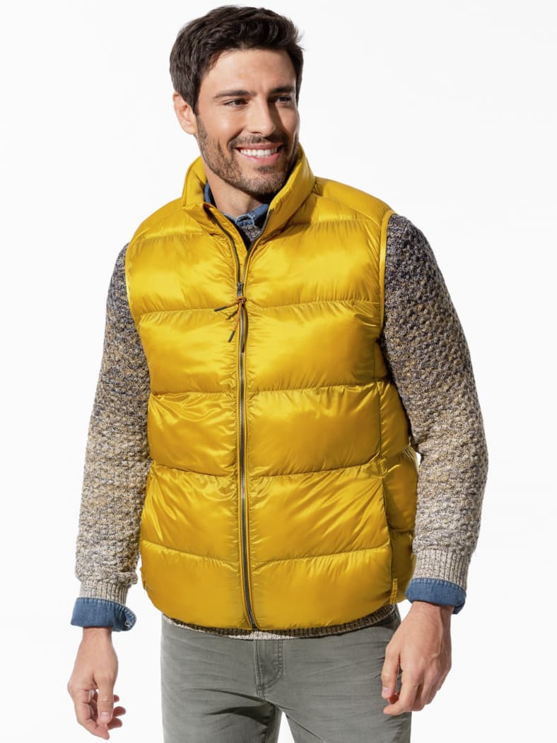 Thermozonen Weste Ultraleicht Safran