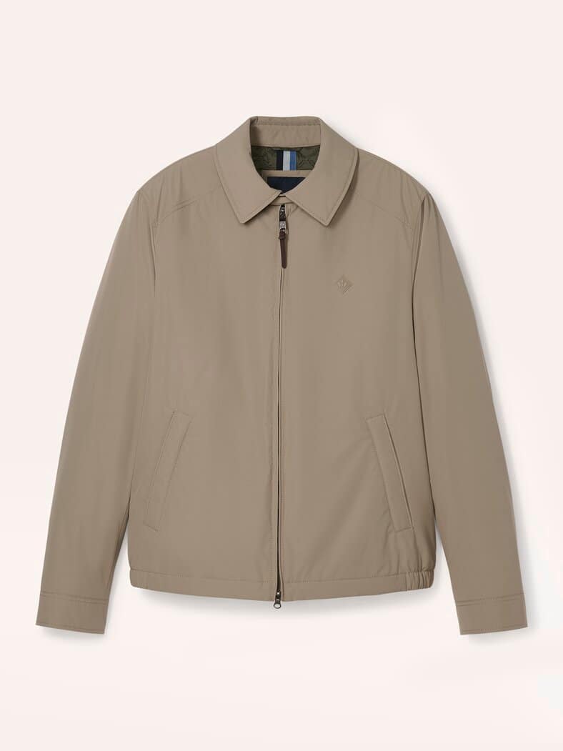 Wasserabw. Blouson aus Microfaser Beige