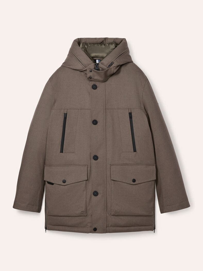 Wasserdichter Thermoparka Beige