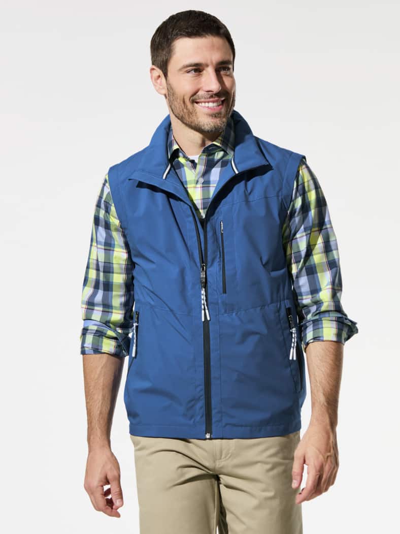 Flexweste Pack & Go Kobalt