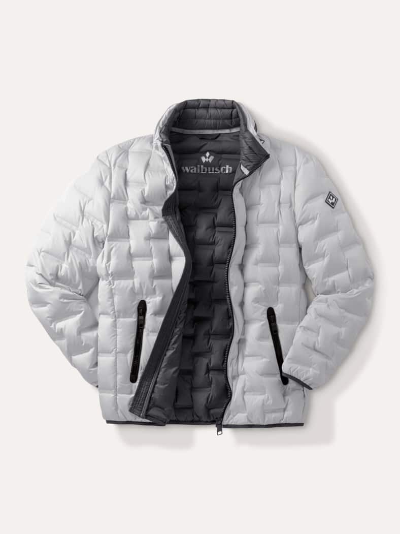 Daunen Steppjacke Ecru