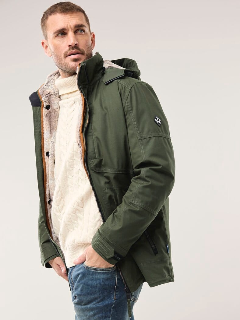 Aquastop Winterjacke Oliv