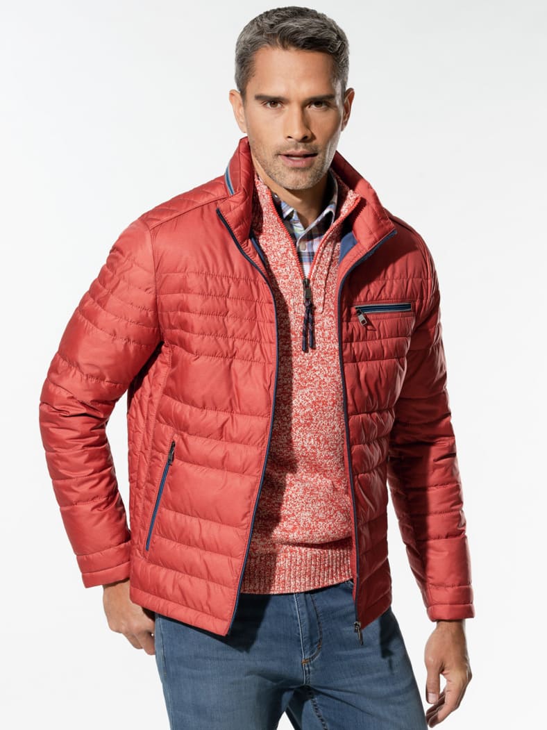 Microfaser Leichtjacke 2.0 Ziegelrot