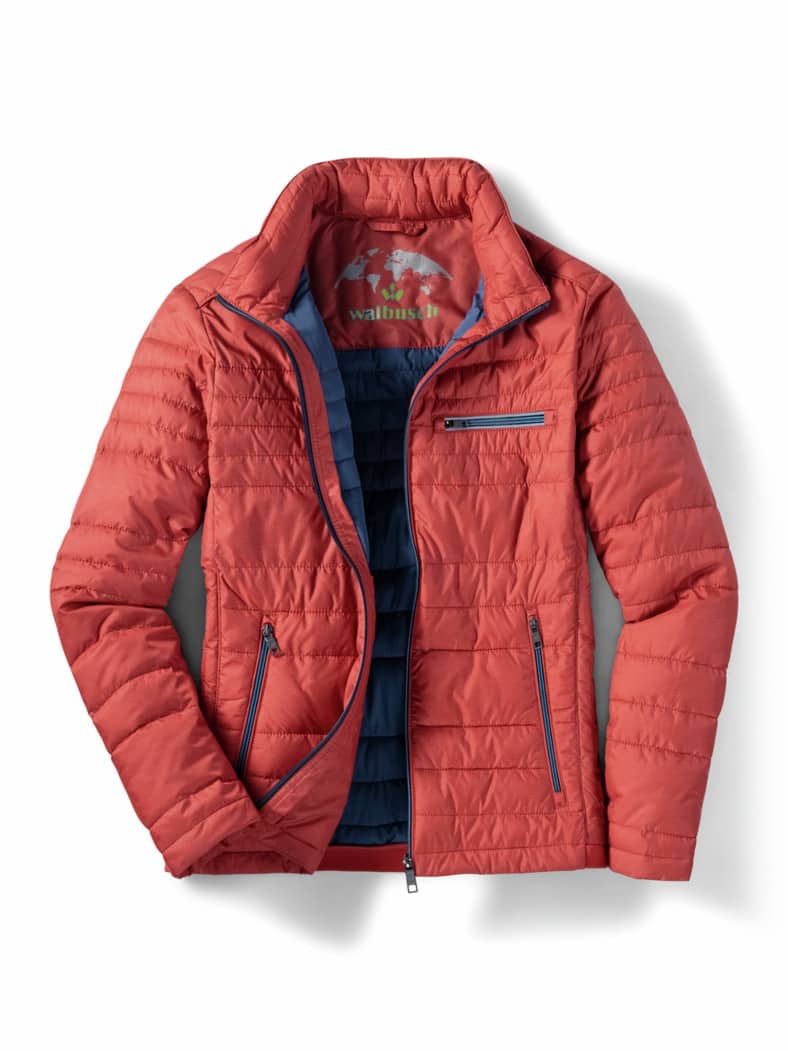 Microfaser Leichtjacke 2.0 Ziegelrot