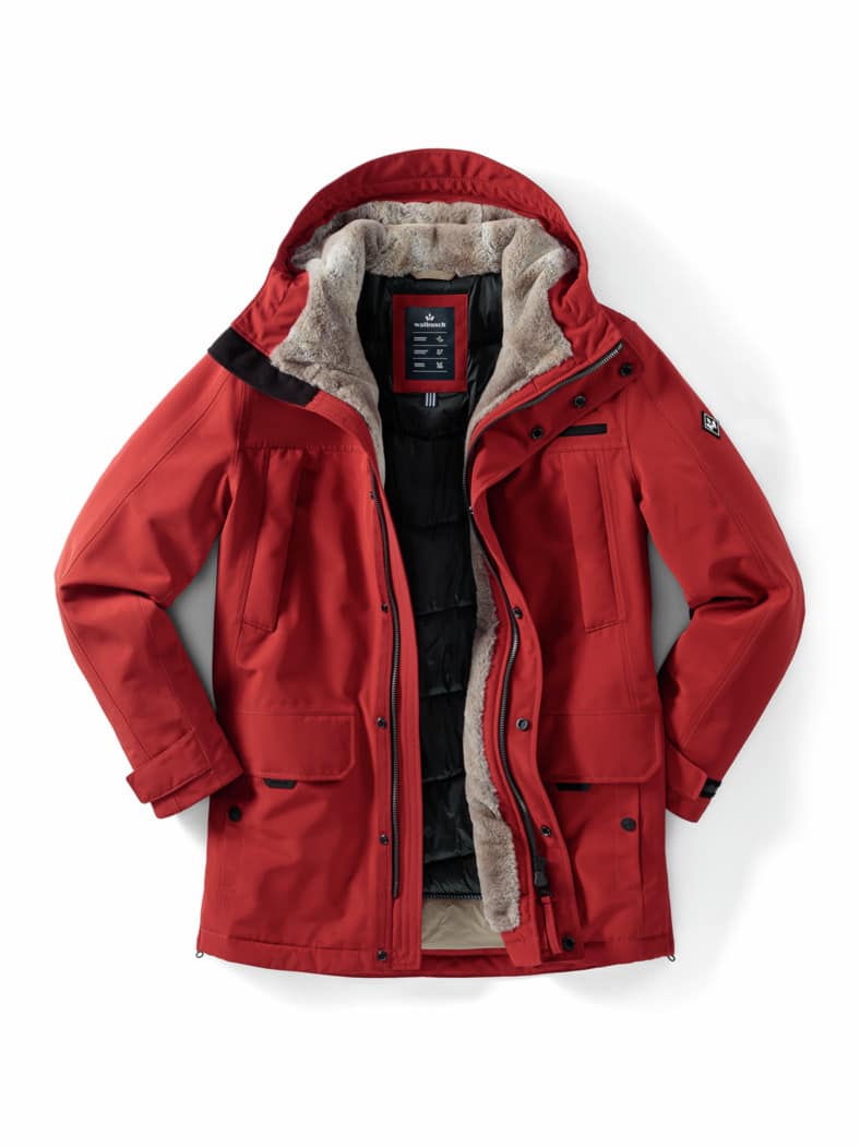Aquastop Eisbrecher-Parka Ziegelrot