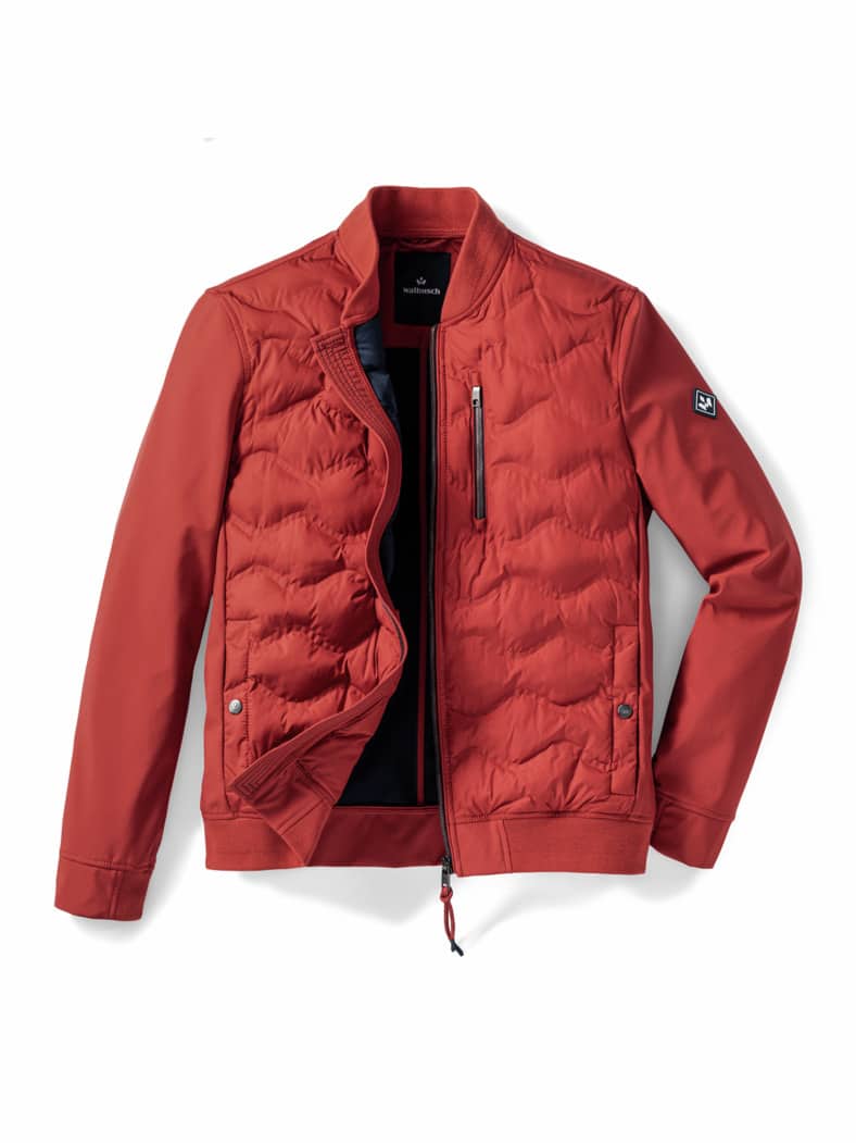 Klima Leichtblouson Ziegelrot