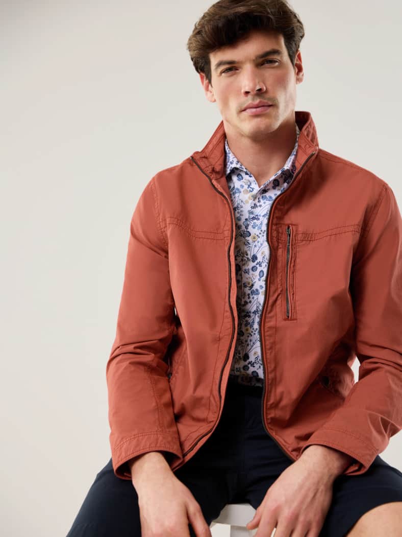 Oasen Blouson Ziegelrot