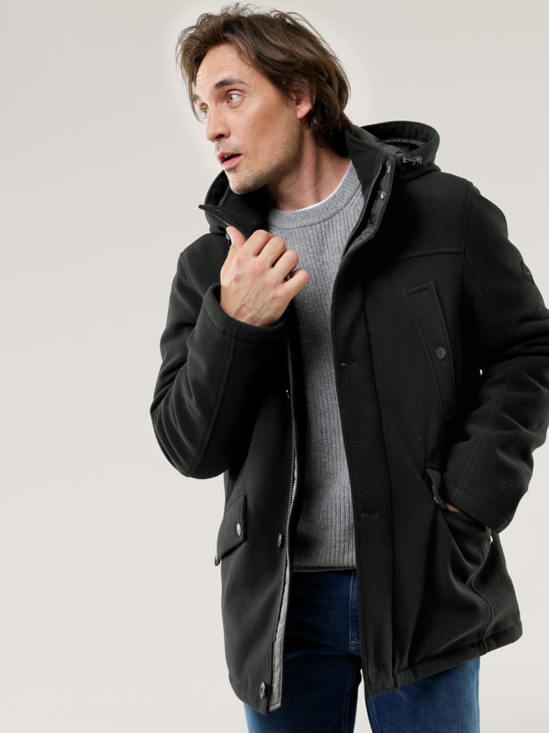 Thermofleece Jacke Schwarz