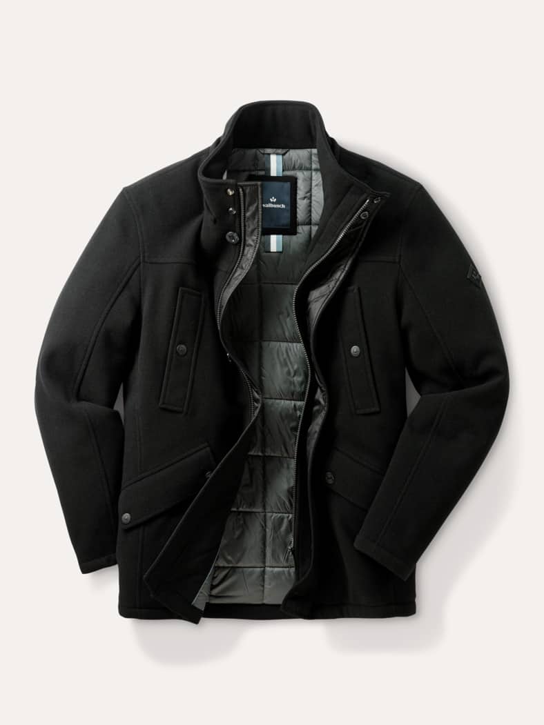 Thermofleece Jacke Schwarz