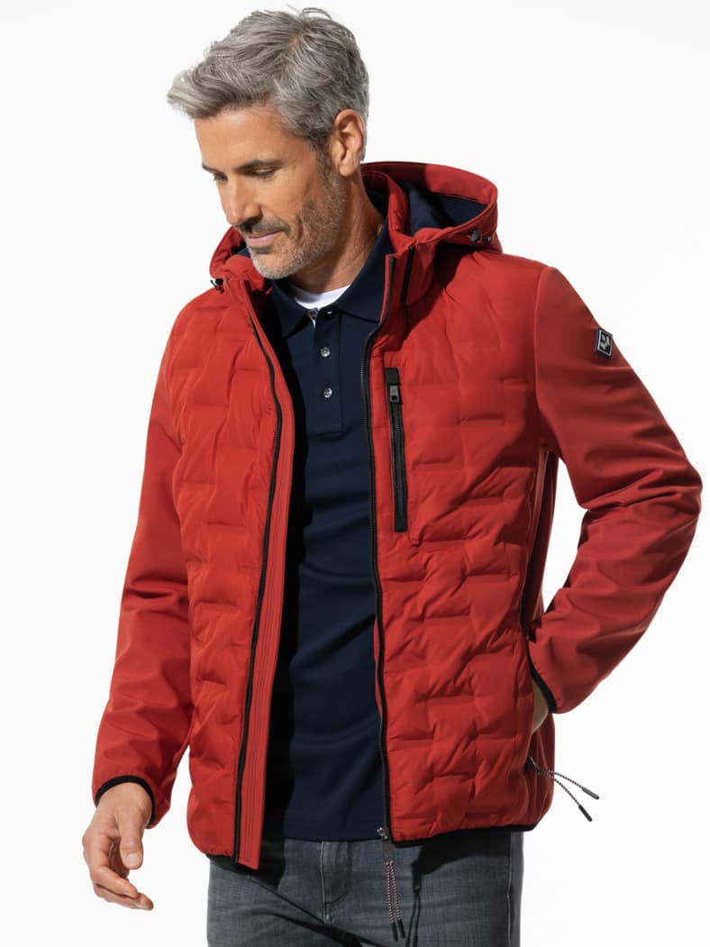 Windlock Klima Blouson Feuerrot