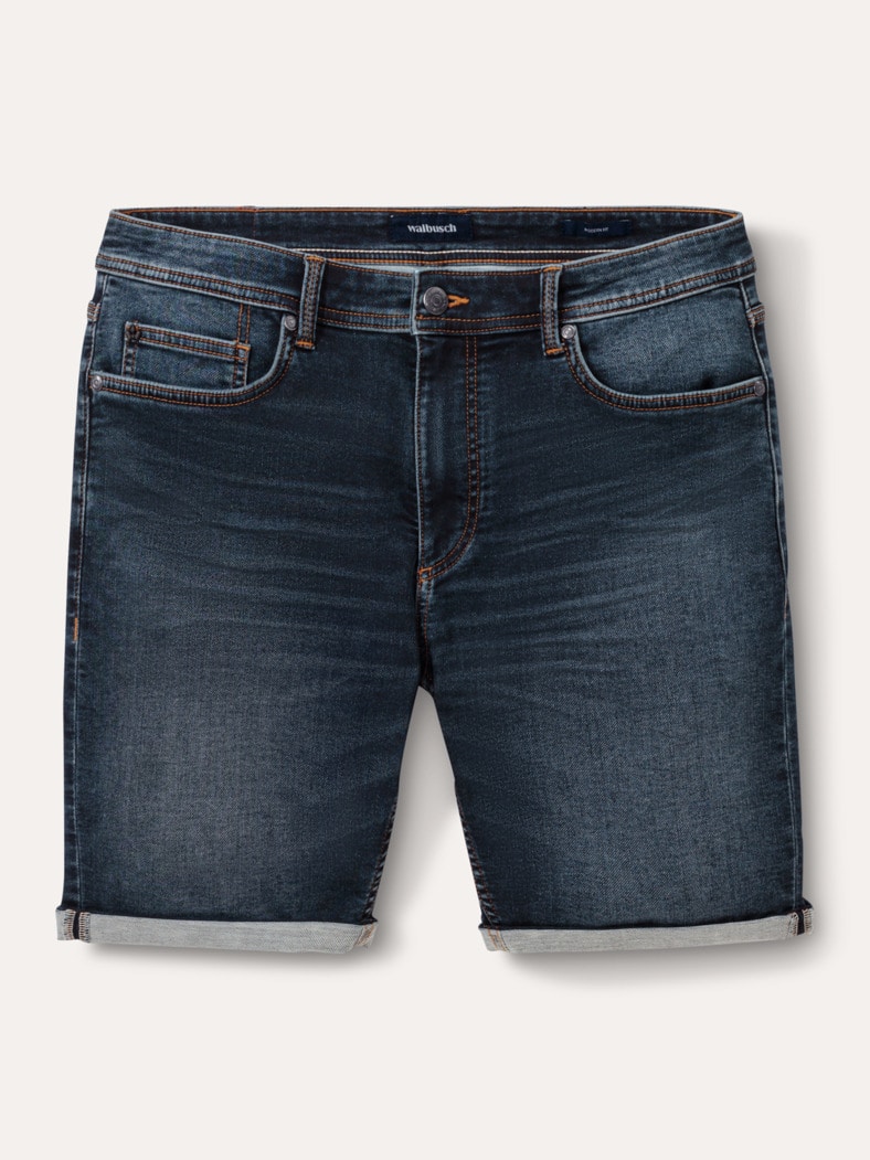 Jogger-Jeans Shorts Dark Blue