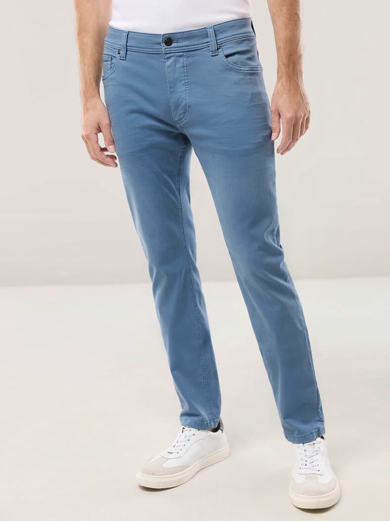 Coloured Jeans Rauchblau