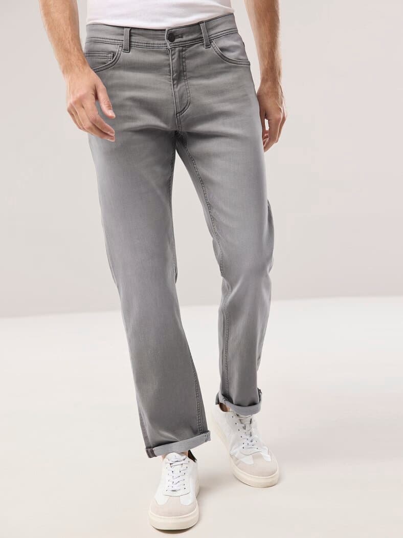 Jogger-Jeans Superstretch Light Grey