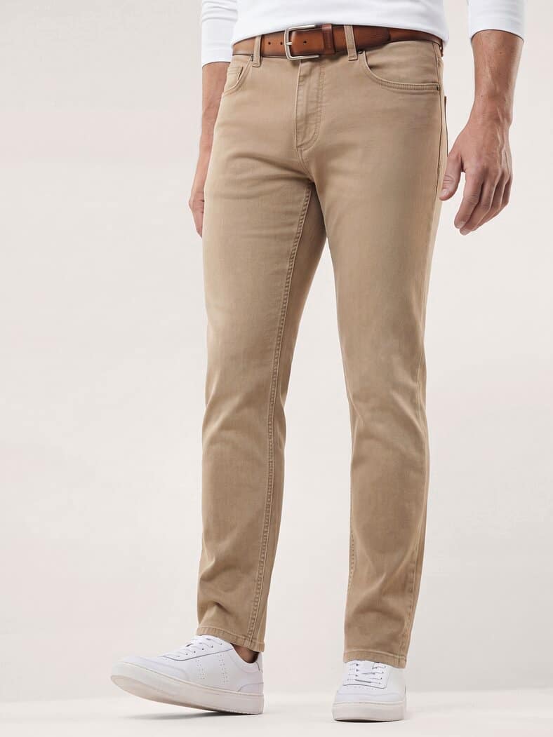 Jogger-Jeans Superstretch Beige