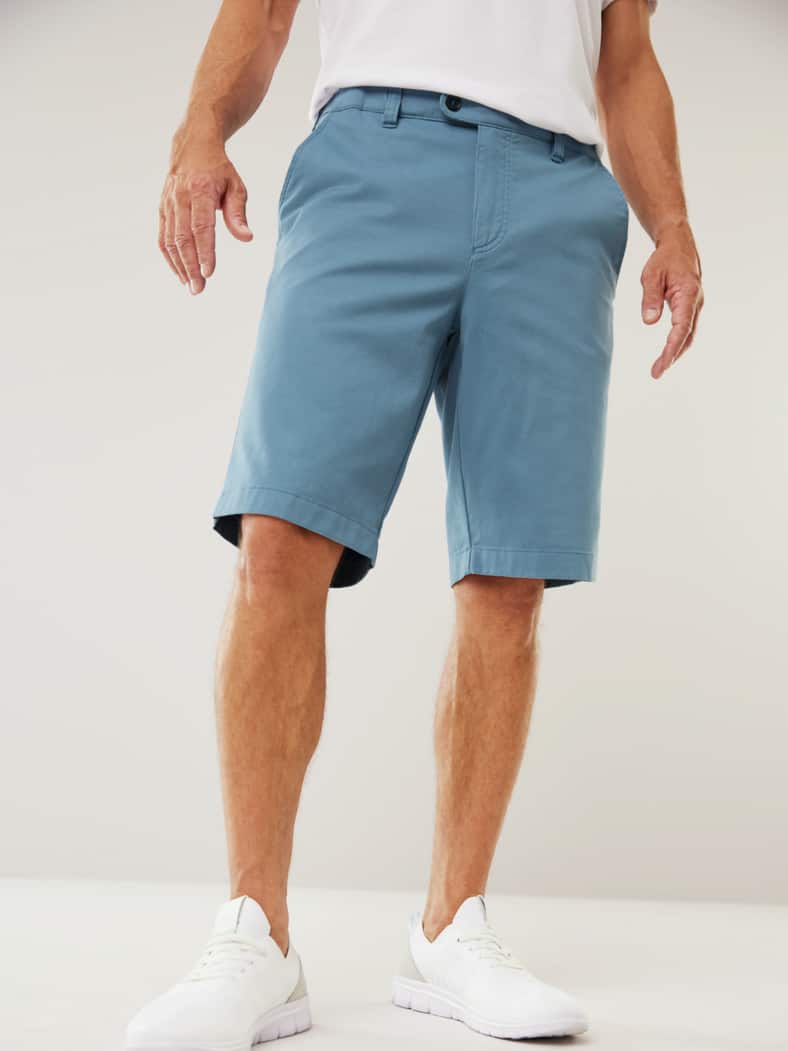 Extraglatt Dehnbund Bermudas Blaugrau