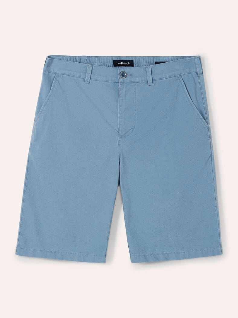 Leinen-Bermudas Frischekick Hellblau