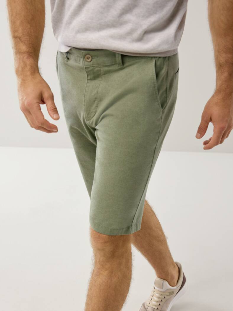 Leinen-Bermudas Frischekick Helloliv
