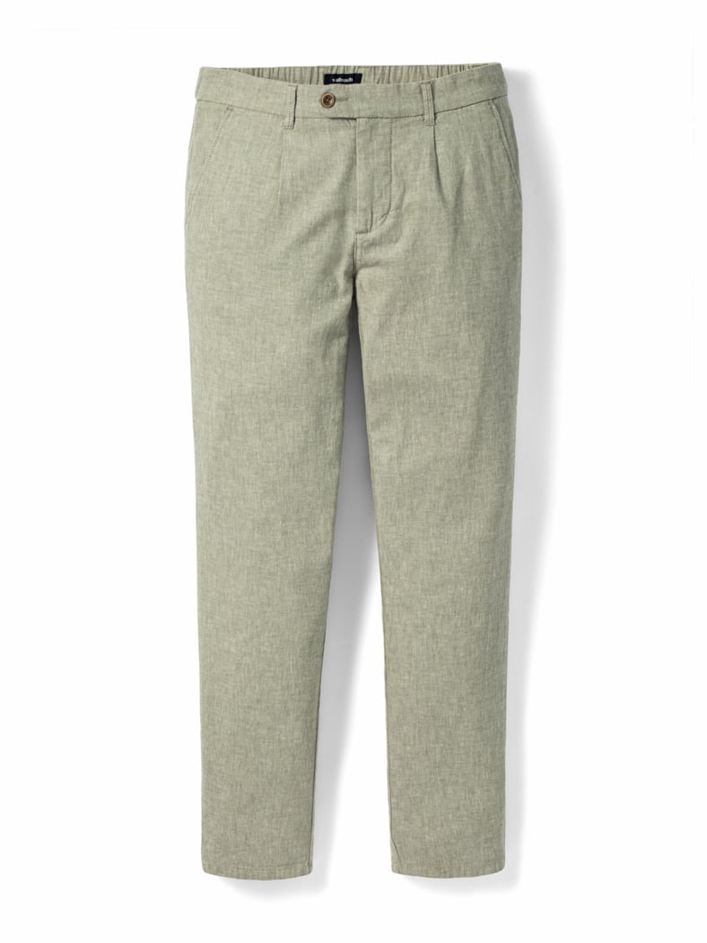 Wohlfühl Leinen-Hose Lindgrün