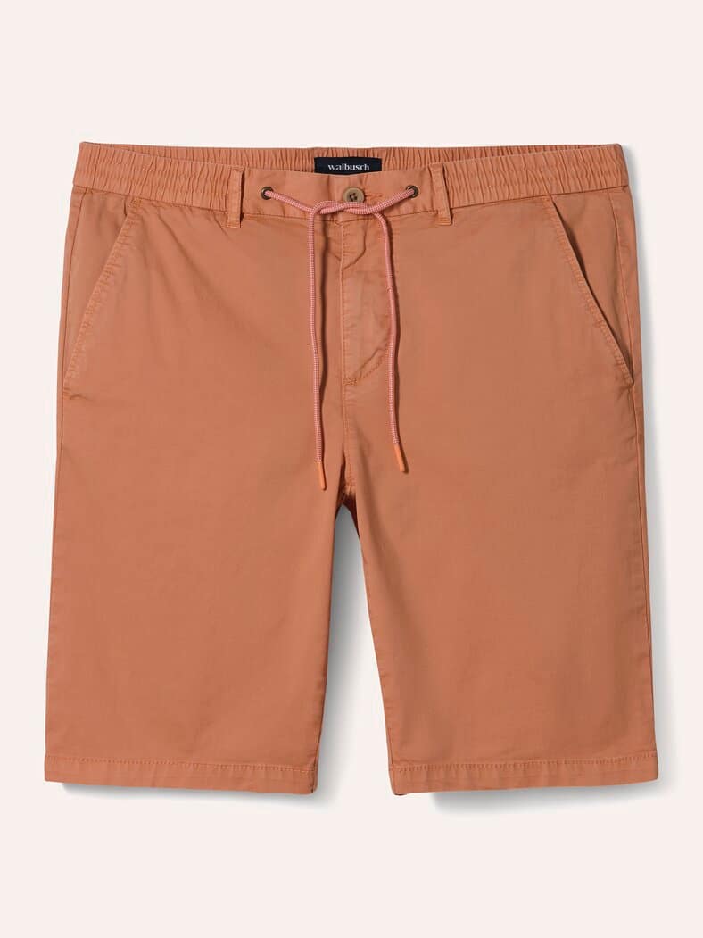 Urlaubs-Bermudas Baumwollstretch Apricot