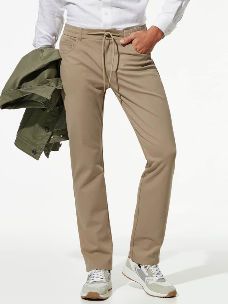 Five Pocket Stretch & Relax Beige