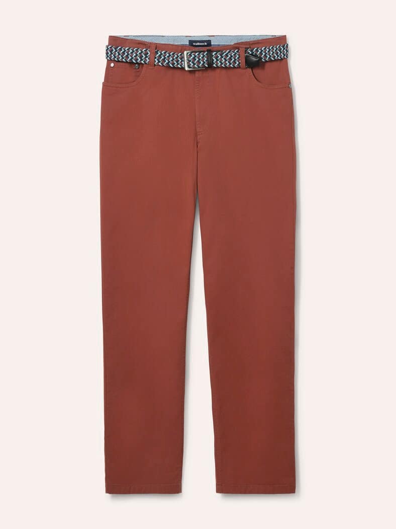 Extraglatt-Stretchbund Five Pocket Rotbraun