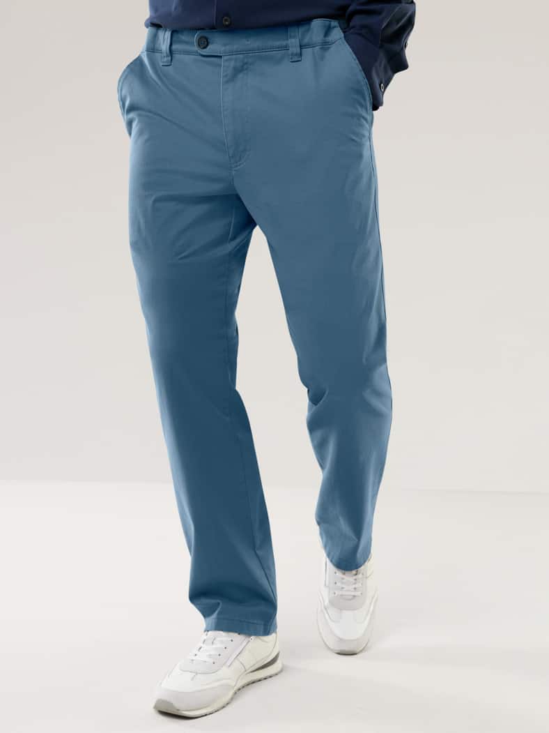 Extraglatt Dehnbund-Chino Ozeanblau